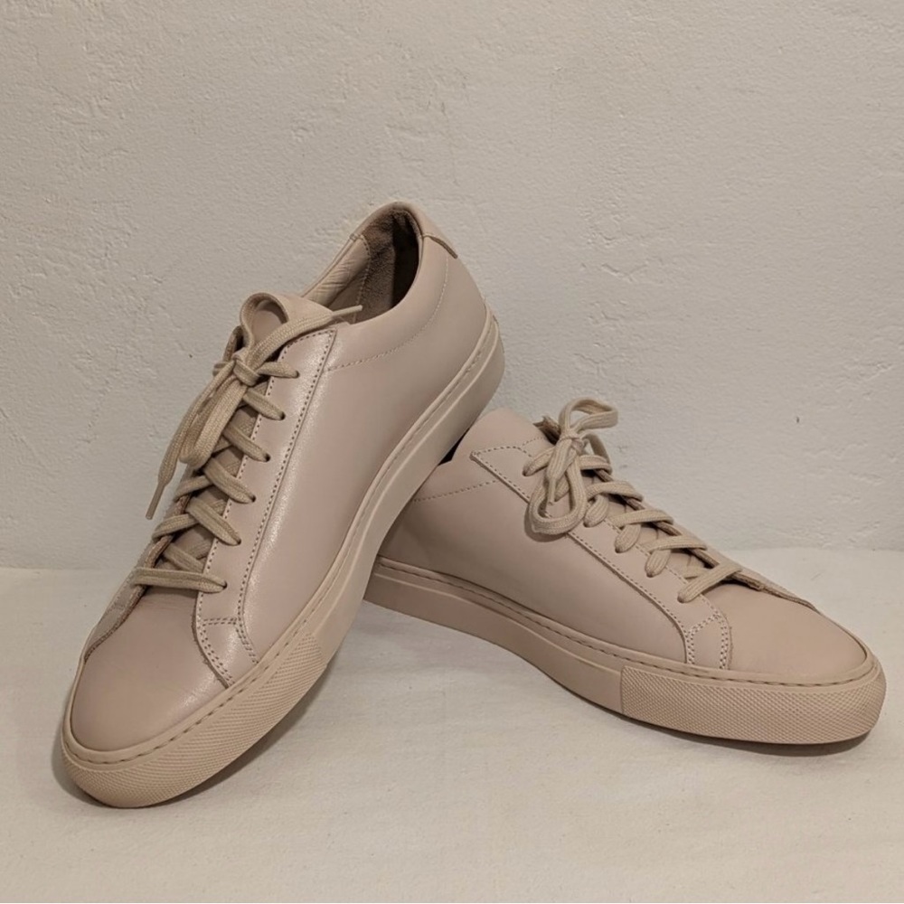 Woman by Common Projects Original Low Sneaker, Nude Leather